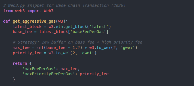 How to Fix Base Chain "Transaction Underpriced" Error – 2026 L2 Gas Optimization Guide