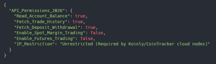 Crypto Tax 2026: How to Export API Data for Koinly & CoinTracker Without Sync Errors